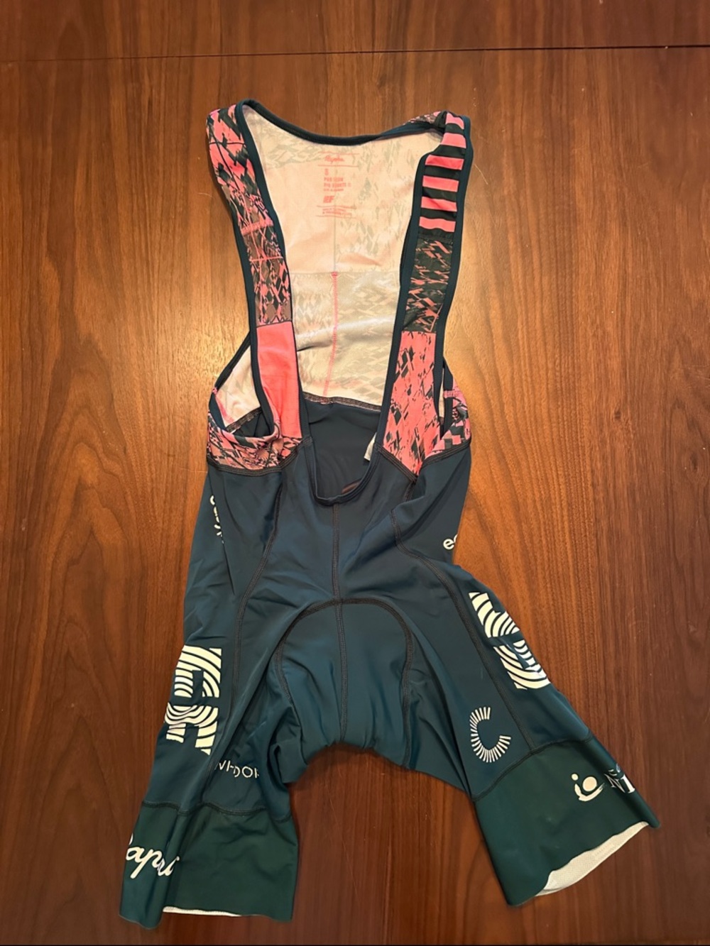 Rapha EF Pro Cycling Bibs Shorts in Hunter Green and Pink